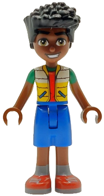 Friends Zac - White and Yellow Jacket, Blue Shorts, Red Shoes – ПРИЯТЕЛИ
