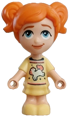 Friends Ella - Micro Doll, Bright Light Yellow Dress with Horse / Unicorn – ПРИЯТЕЛИ