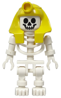 Skeleton with Standard Skull, Yellow Mummy Headdress – ПРИЛЮЧЕНЦИ