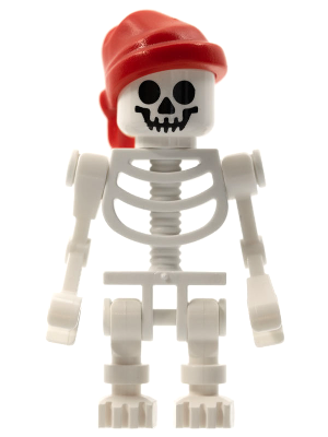 Skeleton, Fantasy Era Torso with Standard Skull, Mechanical Arms, Red Bandana with Single Tail in Back – ОБУЧИТЕЛНИ