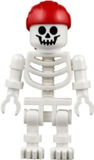 Skeleton - Standard Skull, Floppy Arms, Red Bandana with Double Tail in Back – ПИРАТИ