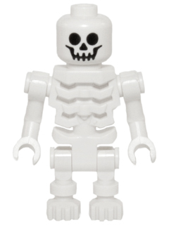 Skeleton with Standard Skull, Angular Rib Cage, Bent Arms – НИНДЖАГО