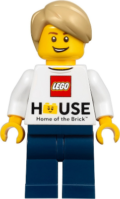 LEGO House Minifigure - LEGO Logo, 'Home of the Brick' – МАРКА ЛЕГО