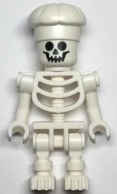 Skeleton - Standard Skull, Bent Arms Vertical Grip, White Chef Toque – ПРИЯТЕЛИ