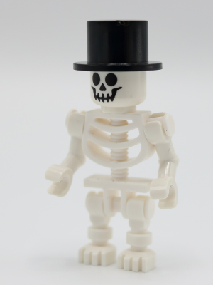 Skeleton - Standard Skull, Bent Arms Horizontal Grip, Black Top Hat – ГРАДСКИ