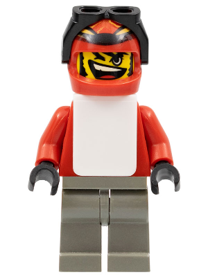 Snowboarder, Red Shirt, Dark Gray Legs, White Vest – СПОРТ