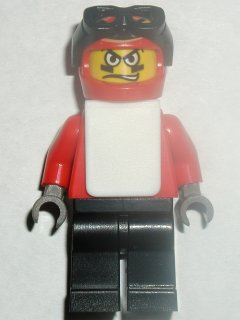 Snowboarder, Red Shirt, Black Legs, White Vest – СПОРТ