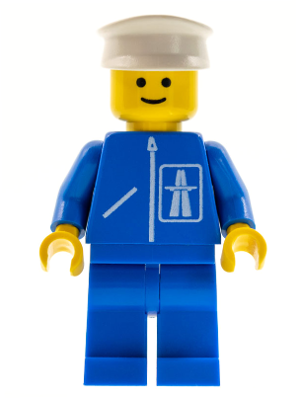 Highway Pattern - Blue Legs, White Hat – ГРАДСКИ