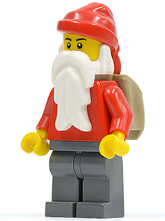 Santa, Dark Bluish Gray Legs, Backpack Open – ПРАЗНИЦИ И СЪБИТИЯ
