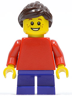 Plain Red Torso with Red Arms, Dark Purple Short Legs, Dark Brown Ponytail and Swept Sideways Fringe – ПРАЗНИЦИ И СЪБИТИЯ