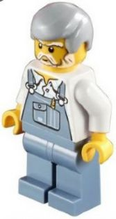 Overalls Sand Blue, Sand Blue Legs, Light Bluish Gray Male Hair, White Beard – ПРАЗНИЦИ И СЪБИТИЯ