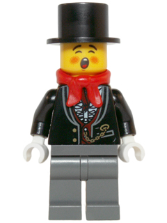 Caroler, Male - Tuxedo Shirt and Gold Watch Fob – ПРАЗНИЦИ И СЪБИТИЯ