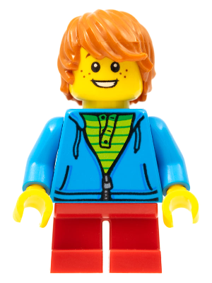 Child - Boy, Dark Azure Hoodie, Red Short Legs, Dark Orange Tousled Hair, Freckles – ПРАЗНИЦИ И СЪБИТИЯ