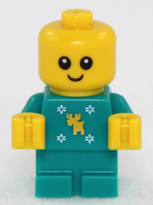 Baby - Dark Turquoise Body with Moose and Snowflakes and Yellow Hands – ПРАЗНИЦИ И СЪБИТИЯ