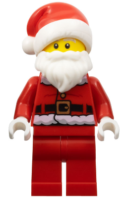 Santa - Red Fur Lined Jacket with Button, Red Legs, Light Bluish Gray and White Bushy Eyebrows – ПРАЗНИЦИ И СЪБИТИЯ