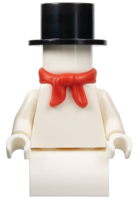 Snowman with 2 x 2 Curved Top Brick as Legs – ПРАЗНИЦИ И СЪБИТИЯ
