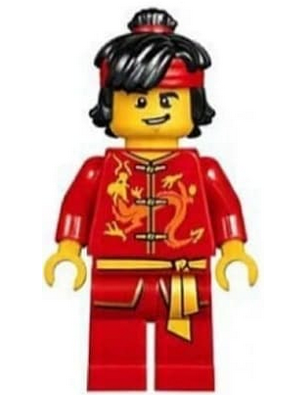 Dragon Dance Performer, Top Knot and Headband, Lopsided Grin – ПРАЗНИЦИ И СЪБИТИЯ