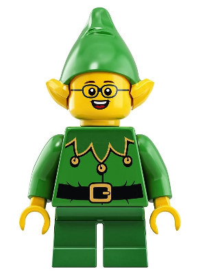Elf - Green Scalloped Collar with Bells, Glasses – ПРАЗНИЦИ И СЪБИТИЯ