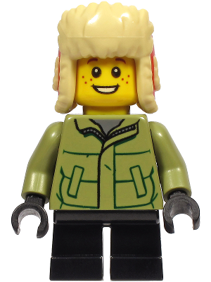 Boy - Olive Green Winter Jacket, Black Short Legs, Ushanka Hat – ПРАЗНИЦИ И СЪБИТИЯ