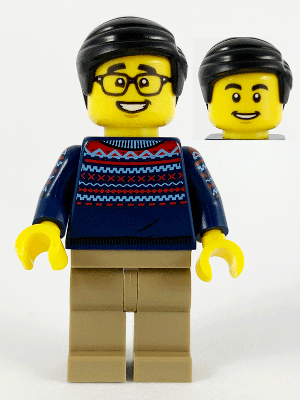 Man, Dark Blue Sweater, Dark Tan Legs, Black Hair, Glasses – ПРАЗНИЦИ И СЪБИТИЯ