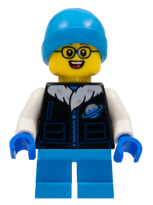 Child - Boy, Black Ice Planet Coat, Dark Azure Short Legs, Dark Azure Beanie, Glasses – ПРАЗНИЦИ И СЪБИТИЯ