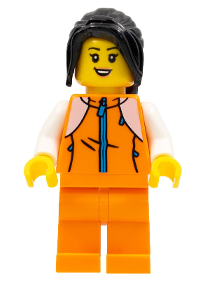 Woman, Orange Tracksuit, Long Black Hair – ПРАЗНИЦИ И СЪБИТИЯ