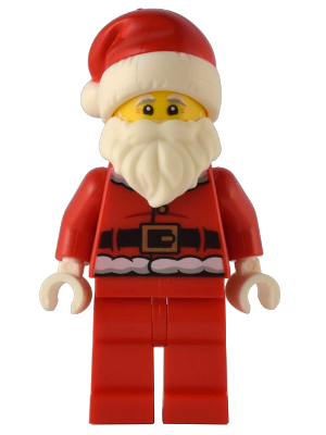 Santa - Red Fur Lined Jacket with Button and Plain Back, Red Legs, White Bushy Moustache and Beard – ПРАЗНИЦИ И СЪБИТИЯ