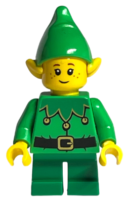 Elf - Green Scalloped Collar with Bells, Closed Mouth with Freckles – ПРАЗНИЦИ И СЪБИТИЯ