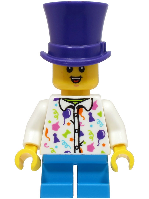 Boy - White Shirt, Dark Azure Short Legs, Dark Purple Top Hat – ПРАЗНИЦИ И СЪБИТИЯ