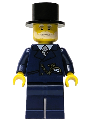 Wintertime Carriage Driver - Male, Dark Blue Suit with Gold Chain and Watch, White Beard and Moustache, Black Top Hat – ПРАЗНИЦИ И СЪБИТИЯ
