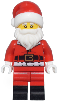 Santa - Fur Lined Jacket with 2 Wrinkles on Back, Red Legs with Black Boots, Santa Hat with Molded Red Top – ПРАЗНИЦИ И СЪБИТИЯ