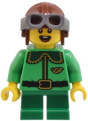 Elf - Dark Green Collar and Gold Horn, Reddish Brown Helmet, and Dark Bluish Gray Goggles – ПРАЗНИЦИ И СЪБИТИЯ