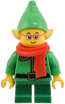 Elf - Dark Green Collar and Gold Horn, Red Scarf, Glasses – ПРАЗНИЦИ И СЪБИТИЯ