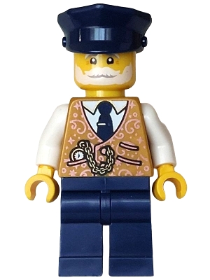 Holiday Express Train Conductor - Pearl Gold Vest, Dark Blue Legs and Hat – ПРАЗНИЦИ И СЪБИТИЯ