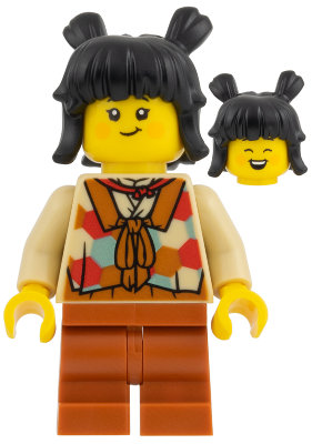 Child - Tan Vest, Black Hair, Dark Orange Mid Legs – ПРАЗНИЦИ И СЪБИТИЯ