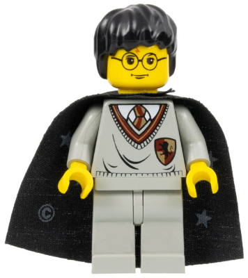 Harry Potter - Gryffindor Shield Torso, Light Gray Legs, Black Cape with Stars – ХАРИ ПОТЪР