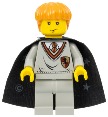 Ron Weasley - Gryffindor Shield Torso, Black Cape with Stars – ХАРИ ПОТЪР