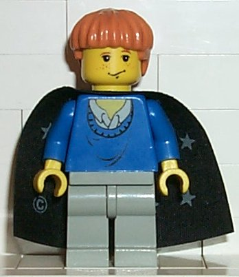 Ron Weasley - Blue Sweater, Black Cape with Stars – ХАРИ ПОТЪР