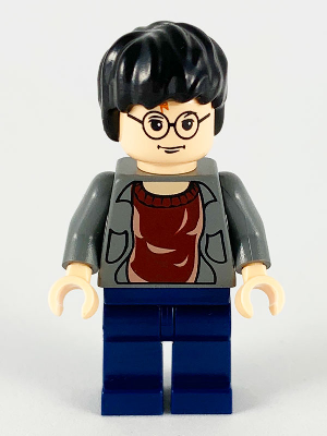 Harry Potter - Dark Bluish Gray Open Shirt Torso, Dark Blue Legs – ХАРИ ПОТЪР