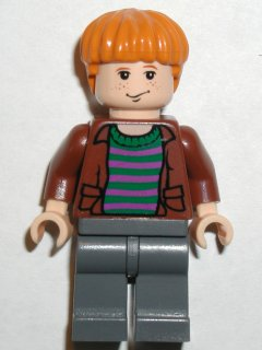 Ron Weasley - Brown Open Shirt and Striped Sweater – ХАРИ ПОТЪР
