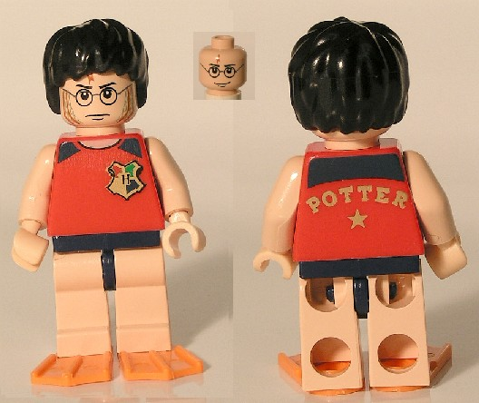 Harry Potter - Tournament Sleeveless Shirt and Swim Trunks, Flippers – ХАРИ ПОТЪР