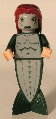 Merperson - Dark Green Body, Dark Red Long Hair – ХАРИ ПОТЪР