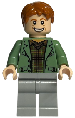 Arthur Weasley - Sand Green Open Jacket, Light Bluish Gray Legs – ХАРИ ПОТЪР
