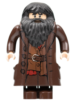 Rubeus Hagrid - Dark Brown Topcoat with Buttons (Light Nougat Version with Movable Hands) – ХАРИ ПОТЪР