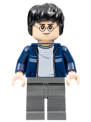 Harry Potter - Dark Blue Open Jacket with Stripe, Dark Bluish Gray Legs – ХАРИ ПОТЪР