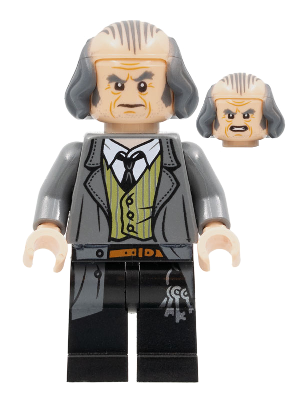 Argus Filch - Bald on Top, Dark Bluish Gray Jacket – ХАРИ ПОТЪР