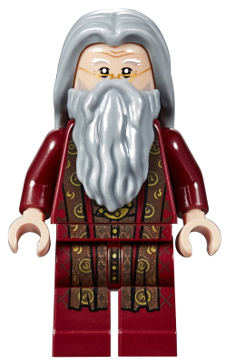 Albus Dumbledore - Dark Red Robe, Light Bluish Gray Hair – ХАРИ ПОТЪР