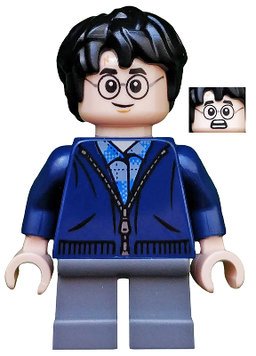 Harry Potter - Dark Blue Zip Up, Dark Bluish Gray Short Legs – ХАРИ ПОТЪР