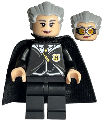 Madam Rolanda Hooch - Black Outfit, Light Nougat Head, Spongy Cape – ХАРИ ПОТЪР