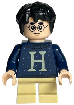 Harry Potter - Dark Blue Sweater with Letter H, Tan Short Legs – ХАРИ ПОТЪР
